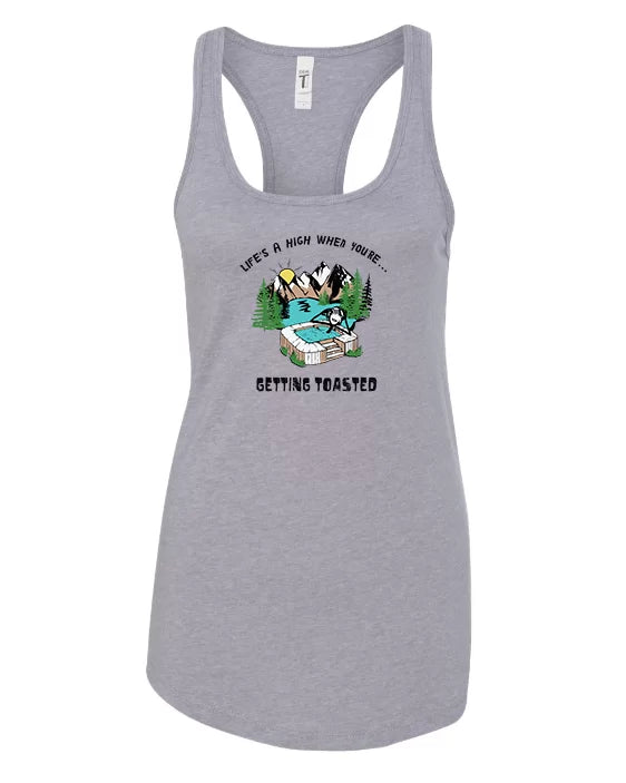 Getting Toasted Racerback Tank Top