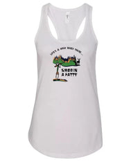 Smokin' a Fatty Racerback Tank Top