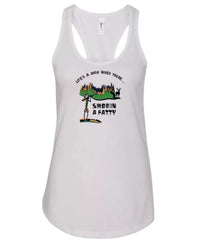 Smokin' a Fatty Racerback Tank Top