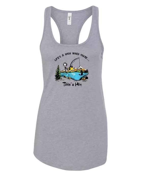 Takin a Hit Racerback Tank Top