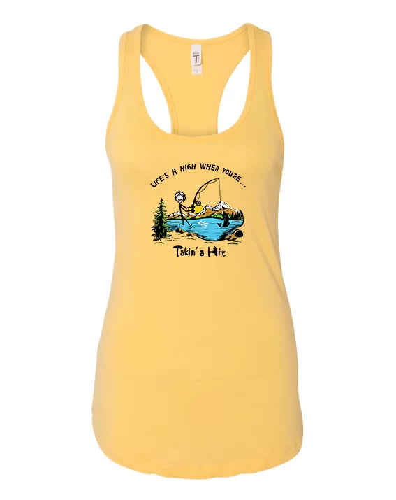 Takin a Hit Racerback Tank Top