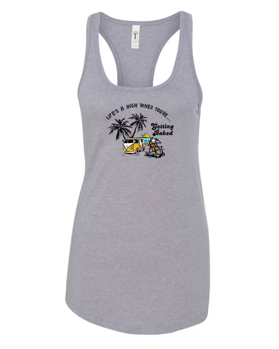 Getting Baked Racerback Tank Top