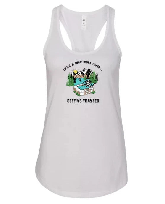 Getting Toasted Racerback Tank Top