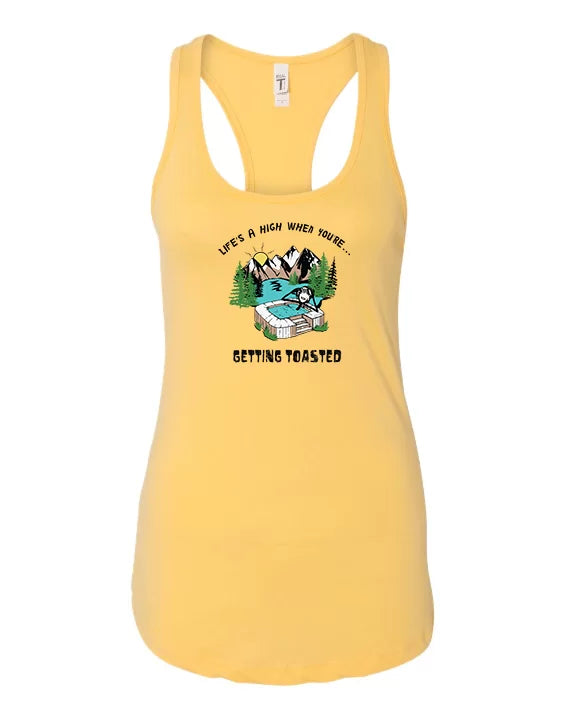 Getting Toasted Racerback Tank Top