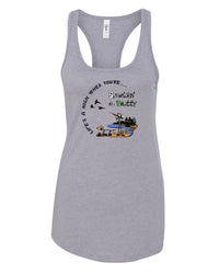 Smokin' a Fatty Racerback Tank Top