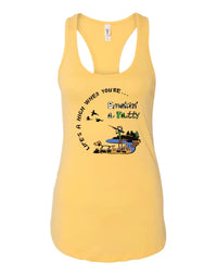 Smokin' a Fatty Racerback Tank Top